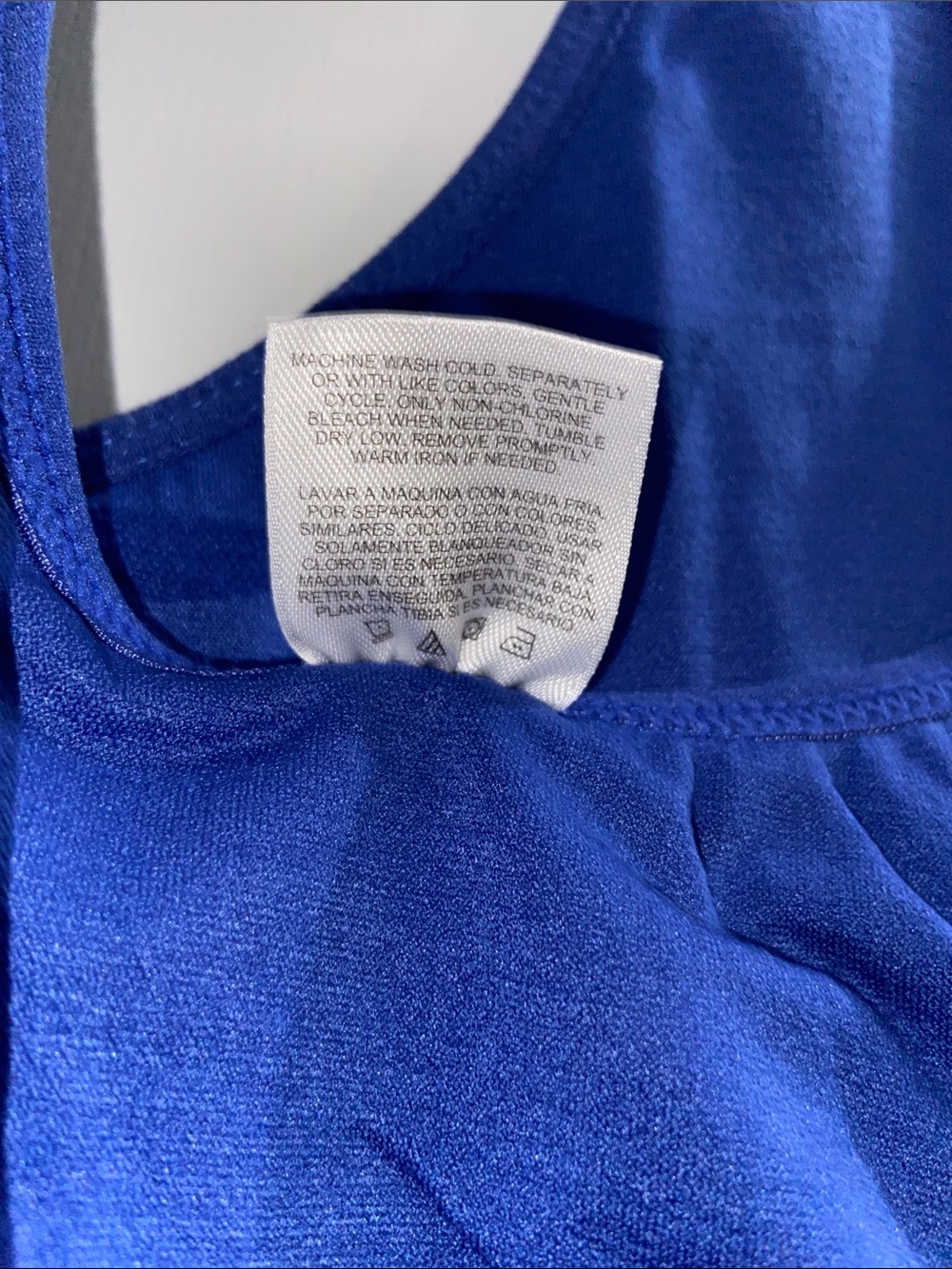 Everlast Blue Racerback Workout Tank - Picture 9 of 9